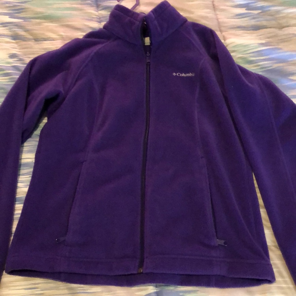 Columbia fleece zip up M